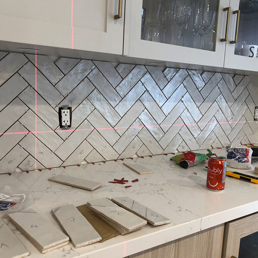 Backsplash Installation